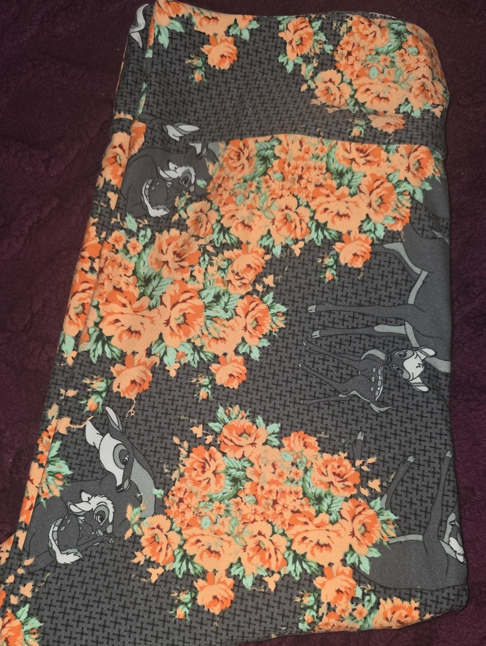 Vintage LLR Disney Leggings- Bambi With Bambi's Mother